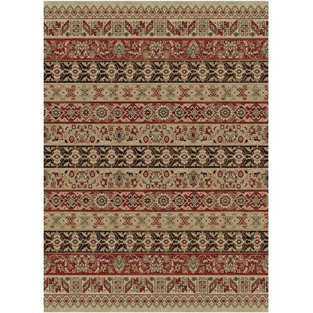 Sleep Ez 7 ft. 10 in. x 9 ft. 10 in. Home Town Voltare Area Rug - Ivory SL3077045
